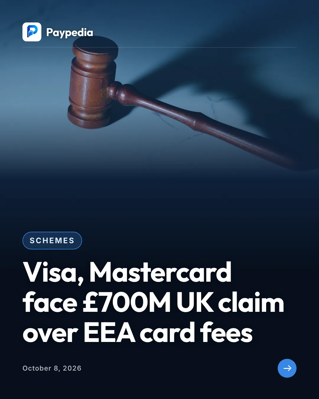 Schemes. Visa, Mastercard face £700M UK claim over EEA card fees